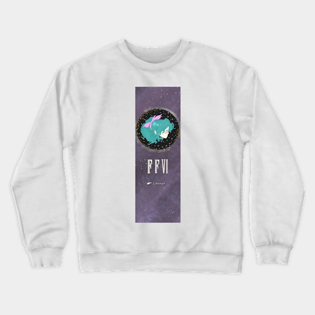 FFVI Terra Final Fantasy 6 Crewneck Sweatshirt by Rosbel